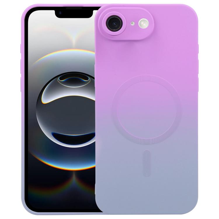 Liquid TPU Silicone Gradient MagSafe Phone Case, For iPhone 17e / 16e, For iPhone 17 Pro Max, For iPhone 17 Pro, For iPhone 17, For iPhone Air, For iPhone 16 Pro Max, For iPhone 16 Pro, For iPhone 16 Plus