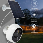 Versión Graffit Cámara de Vigilancia Inalámbrica WiFi con Panel Solar Ultra-HD para Hogar, Sin Memoria, 32GB, 64GB, 128GB