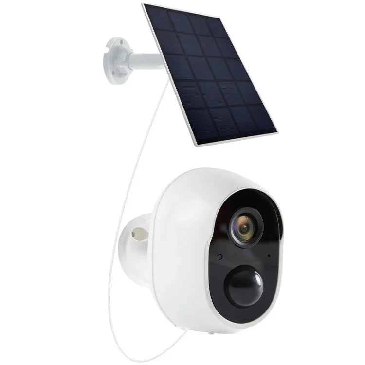 Versión Graffit Cámara de Vigilancia Inalámbrica WiFi con Panel Solar Ultra-HD para Hogar, Sin Memoria, 32GB, 64GB, 128GB