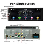 F6021 6.86 inch IPS Screen Car 1Din MP5 Player Support CarPlay & Android Auto, F6021