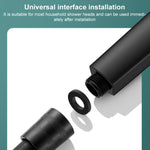 Portable 3-Setting Adjustable Pressurized Square Large Panel Shower Head Shower Nozzle