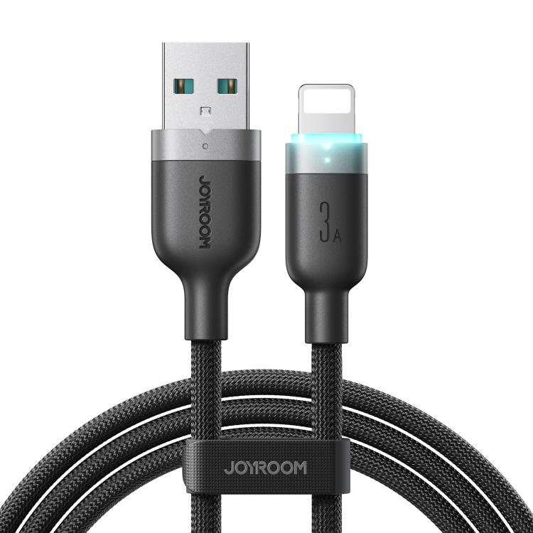 JOYROOM S-A63 StarWay Series 1.2m 3A USB-A to 8 Pin Auto Power-Off Fast Charging Data Cable, USB-A to 8 Pin