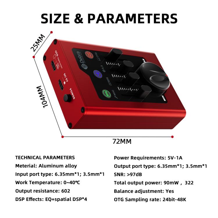 DEBRA GBA Live Recording Mini Sound Card