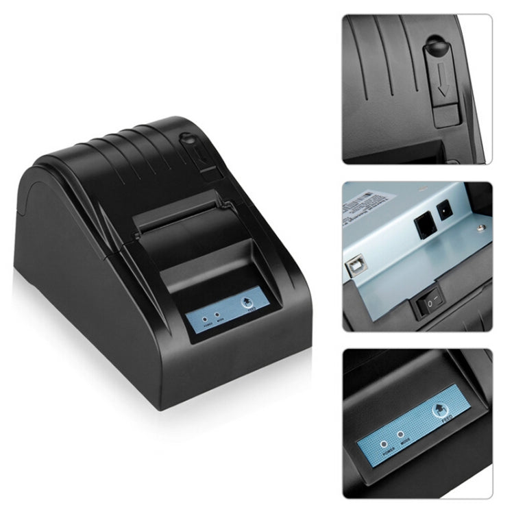 POS-5890T Portable 90mm / sec Thermal Receipt Printer, Compatible ESC/POS Command, POS-5890T/Black