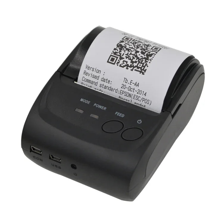 Impresora de Recibos Térmica de Línea Bluetooth POS-5802 (Negra), POS-5802