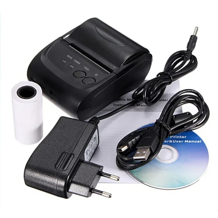 Impresora de Recibos Térmica de Línea Bluetooth POS-5802 (Negra), POS-5802