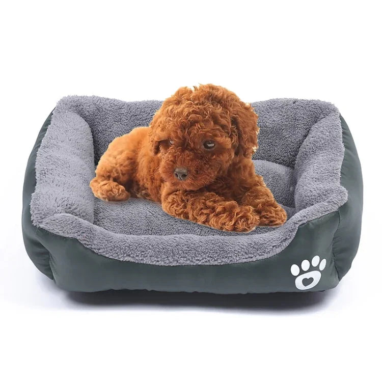 Alfombrilla para perrera para mascotas cálida auténtica para las cuatro estaciones en colores caramelo, alfombrilla para perros Teddy, Tamaño: XXL, 95×72×18cm, Tamaño: XXL