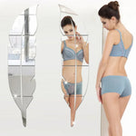 Pegatinas de Pared de Espejo Acrílico Estilo Pluma DIY Decoración Mural para Habitación, Tamaño: 30*120cm, 30*120cm (Plata), 30*120cm (Oro)