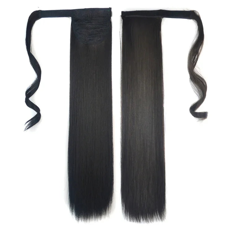 2# Invisible Seamless Bandage-style  Wig Long Straight Hair Wig Ponytail, 2#