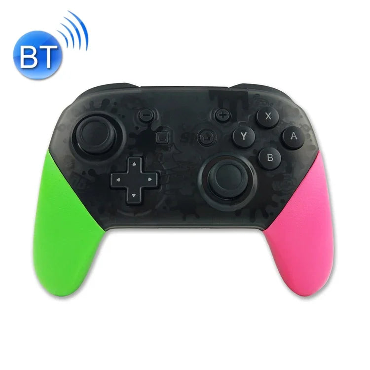 Controlador Pro de Juego Inalámbrico con Función de Captura de Pantalla y Vibración para Nintendo Switch (Verde Rosa), Para Nintendo-Switch (Verde Rosa)