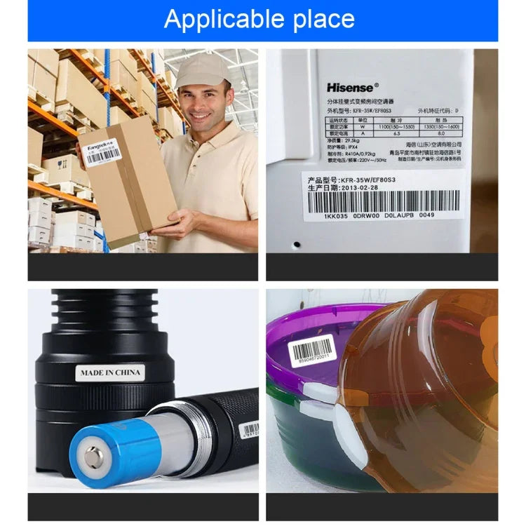 ورق طابعة ملصقات، الحجم: 30 × 50 مم (5000 ملصق)، 30×50مم