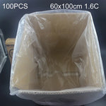100 PCS 1.6C Dust-proof Moisture-proof Plastic PE Packaging Bag, Size: 60cm x 100cm, 60cm x 100cm