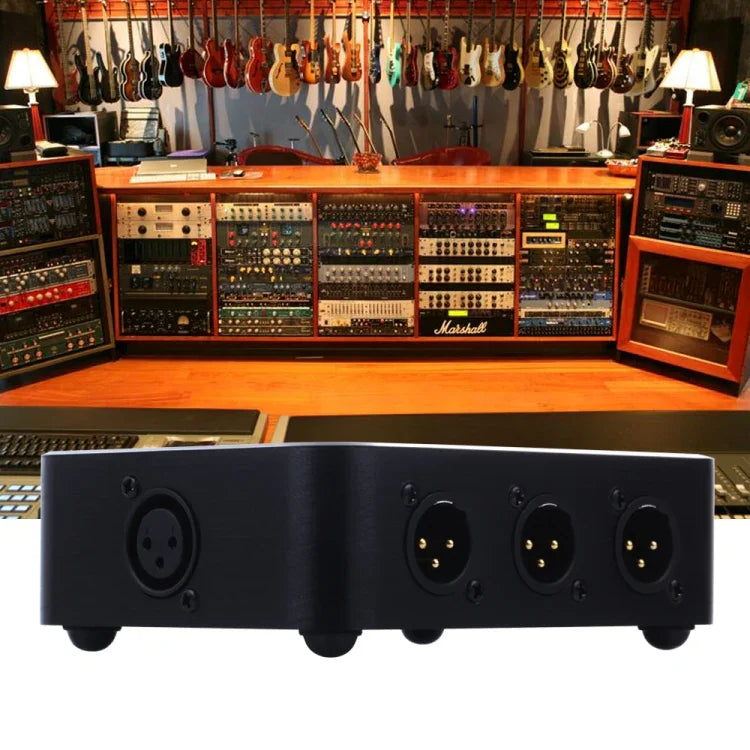 Distribuidor Paralelo Horizontal B866 1 XLR, 1 Entrada y 6 Salidas