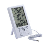 TA298 Digital LCD Humidity / Hygrometer and Thermometer with Extra Sensor Cable, TA298