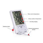 TA298 Digital LCD Humidity / Hygrometer and Thermometer with Extra Sensor Cable, TA298
