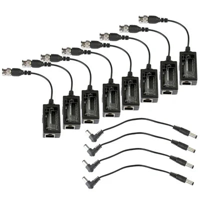 Transceptor Balun de Video BNC para Cámara de Equipo CCTV