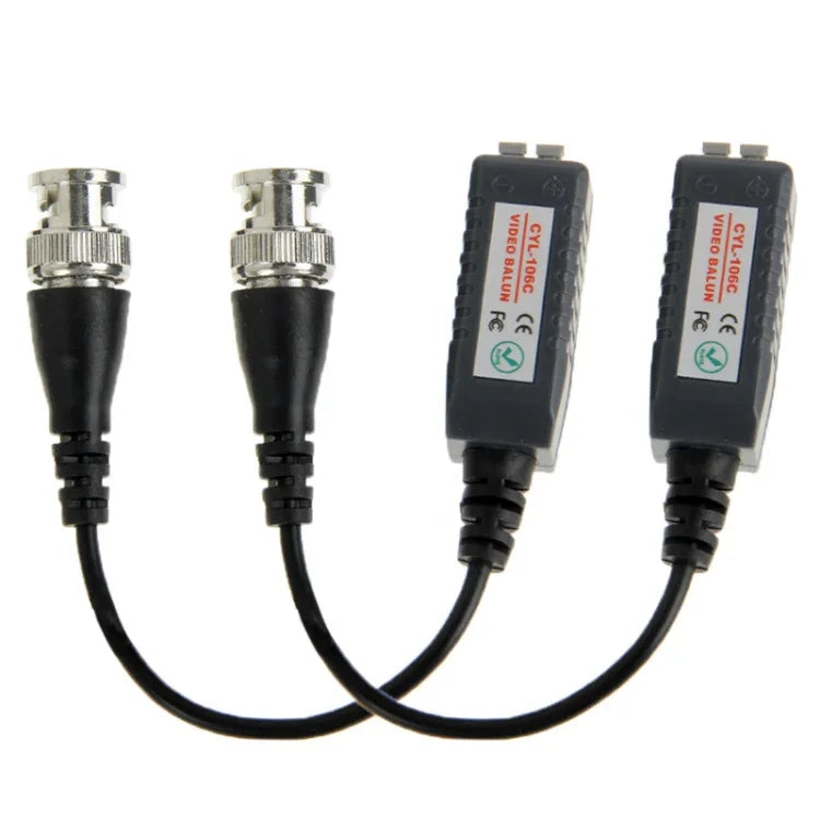 2 pcs Balun Pasivo de Video de Canal Único CYL-106C, CYL-106C