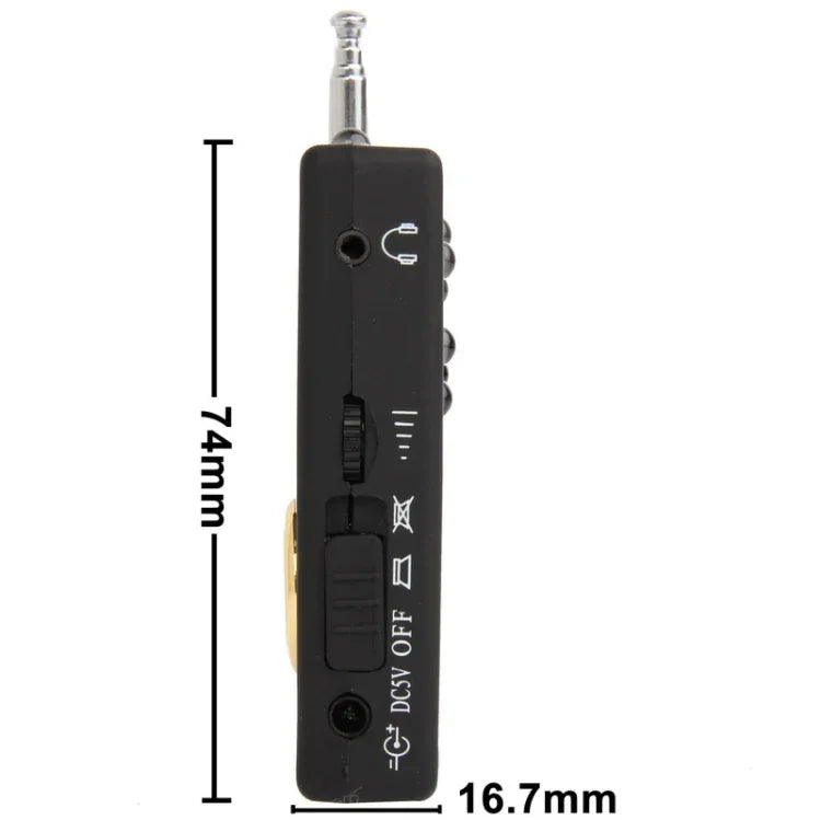 Detector Integral de Rango Completo Detector de Audio y Video, CX007