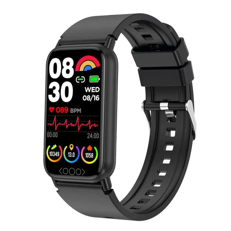 TK72 reloj inteligente con pantalla a color de 1.47 pulgadas, soporte para monitoreo de frecuencia cardíaca / presión arterial / oxígeno en sangre / glucosa en sangre