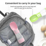 Taza multiusos para viajes al aire libre para mascotas, color sólido, impresa