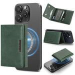 Tri-Fold Magnetic Vegan Leather Card Bag