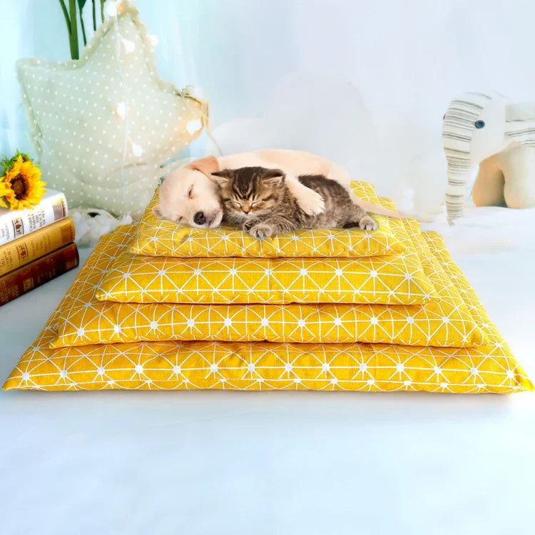 Colchoneta gruesa y cálida para dormir de invierno para mascotas gato y perro, L, XL