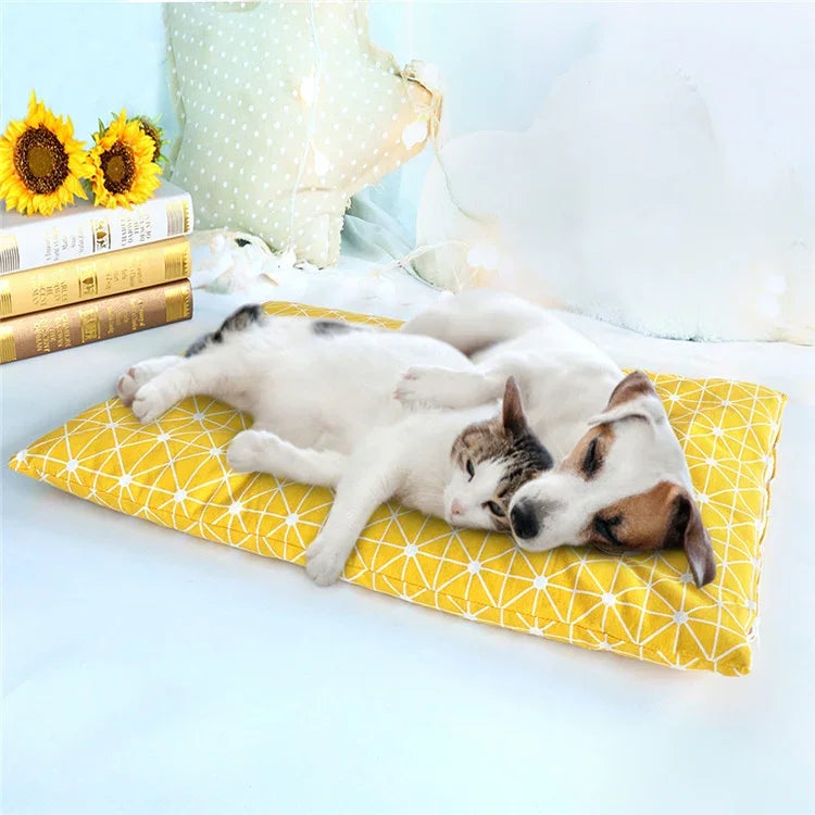 Colchoneta gruesa y cálida para dormir de invierno para mascotas gato y perro, L, XL