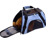 Mochila portátil para mascotas Bolsa mensajero plegable para perros Suministros para mascotas, Pequeña, Mediana, Grande