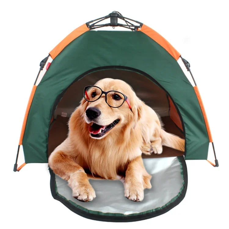 Tienda para mascotas al aire libre, casa para gatos automática y plegable, perrera portátil impermeable y con protección solar, tienda para perros para coche, tienda para perros para coche