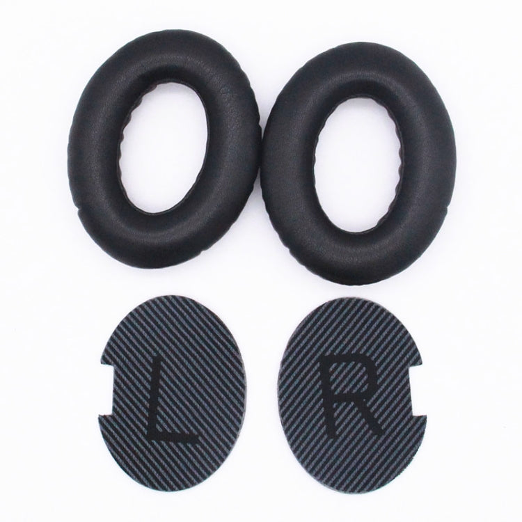 2 PCS Headset Sponge Cover Earmuffs For Bose QC25 / QC15 / QC2 / QC35 / AE2i, Lambskin