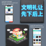 LED Backpack Screen Bluetooth Version Smart Full Colorful Display LED Advertising Screen, YSP-001