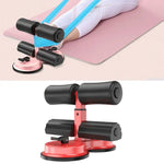 Sit-Up Aid Exercise Abdominal Fitness Device, Specification:, Black Single Suction Cup, Black Double Suction Cup, Red Single Suction Cup, Red Double Suction Cup, Blue Single Suction Cup, Blue Double Suction Cup, Pink Double Suction Cup