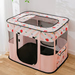 Valla Plegable Rectangular para Mascotas Cuarto de Entrega para Perros y Gatos, M, XL
