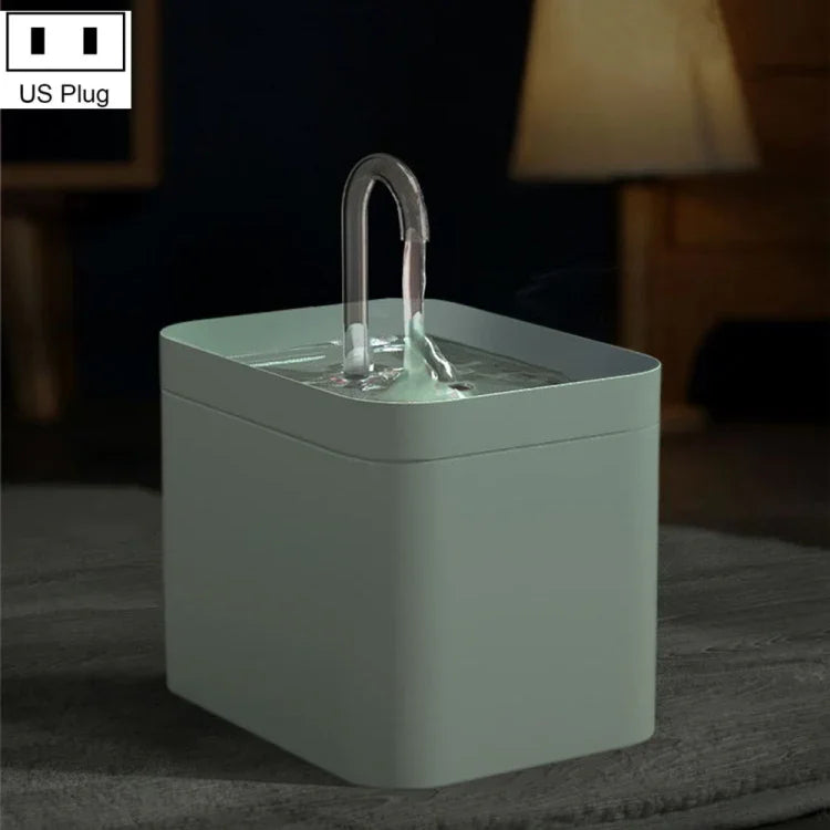 Fuente automática de agua con circulación para gatos, enchufe US (110V), enchufe EU (230V), USB (5V), USB anti-secado