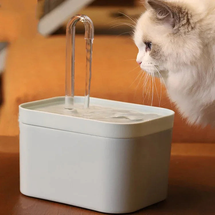 Fuente automática de agua con circulación para gatos, enchufe US (110V), enchufe EU (230V), USB (5V), USB anti-secado