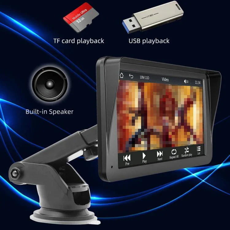 7 inch AHD Wireless CarPlay Car MP5 Player, Support Mobile Phone Interconnection, B5300 With Camera