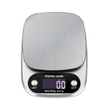 Small Multifunctional Kitchen High Precision Electronic Scale LCD Digital Display Food Scale, 3kg/ 0.1g, 5kg/ 0.1g, 10kg/ 1g