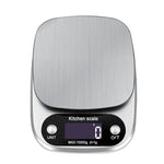 Small Multifunctional Kitchen High Precision Electronic Scale LCD Digital Display Food Scale, 3kg/ 0.1g, 5kg/ 0.1g, 10kg/ 1g
