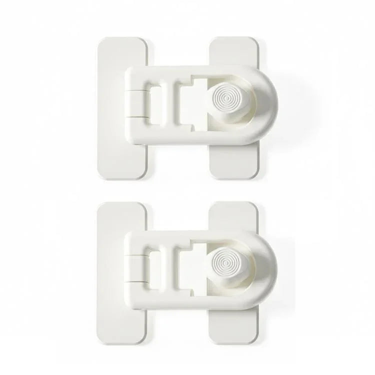 2pcs Child Proof Refrigerator Lock No-Drill Anti-Pinch Baby Safety Lock