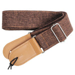 Correa de Hombro Diagonal de Estoperoles de Guitarra de Lino y Algodón, Accesorios para Instrumentos Musicales