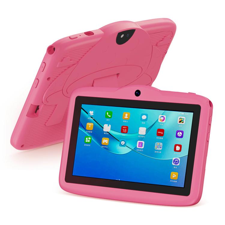 BDF 7 inch WiFi Kids Tablet PC with Mushroom Silicone Case, 2GB+32GB, Android 8.1 MTK6735 Quad Core CPU, US Plug, 4GB+64GB