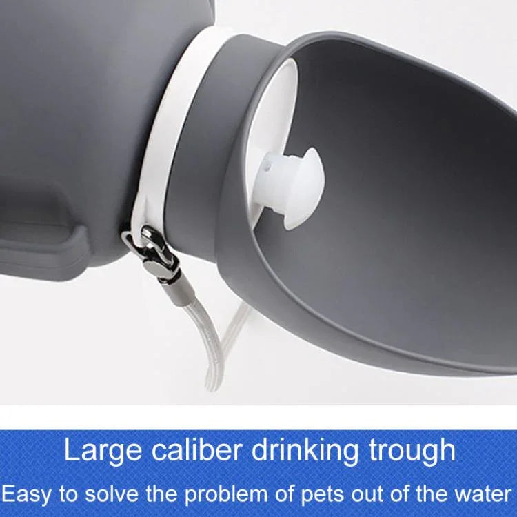 Convenient Collapsible Pet Water Bottle Outdoor Dog Walking Drinking Waterer Mug - Trustpick