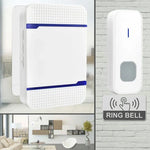 N15K - 2T1 - B 110dB IP55 Waterproof Wireless Doorbell, Receiver x 1 and Transmitter x 2, US Plug - Trustpick