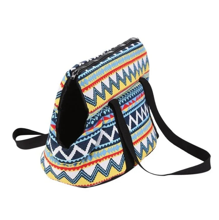 Retro Pet Carrying Bag Comfortable & Breathable Backpack For Cats And Dogs - Trustpick